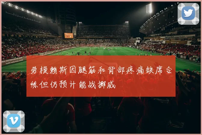 劳模赖斯因腿筋和背部疼痛缺席合练但仍预计能战挪威